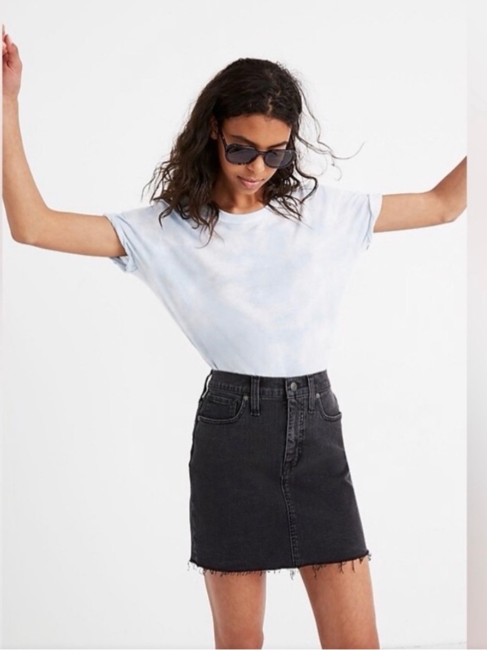 Madewell Straight Denim Skirt
